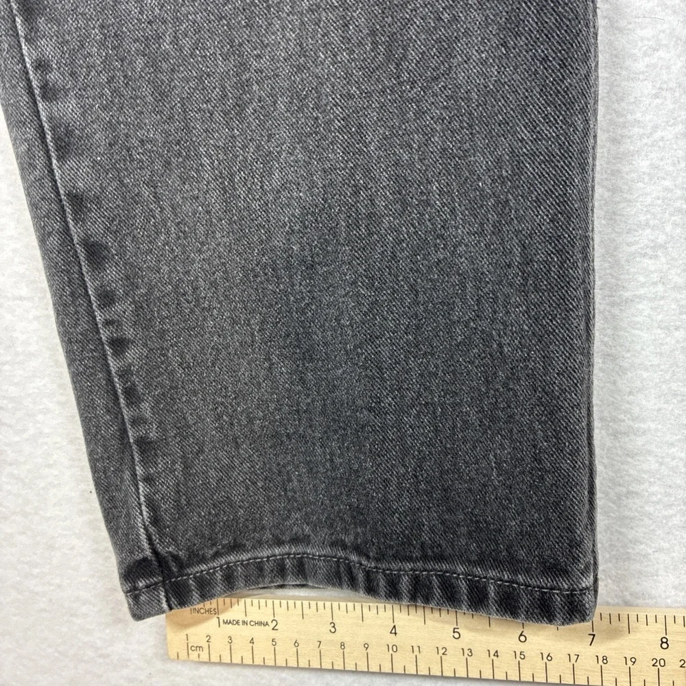 Vintage‎ Levi's 505 Black Jeans Size 34 X 34 100% Cotton Straight Leg Denim Y2K